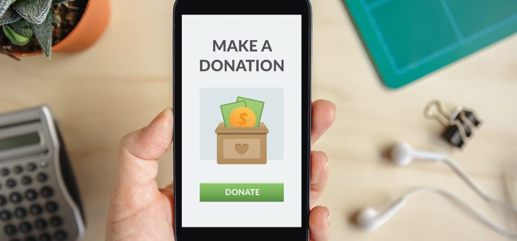 Donations Online for Charity Through a Mobile